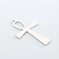 Simple Style Cross Stainless Steel Plating Jewelry Accessories main image 5