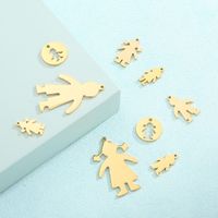 Cute Human Stainless Steel Plating Jewelry Accessories main image 3