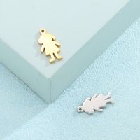 Cute Human Stainless Steel Plating Jewelry Accessories main image 4