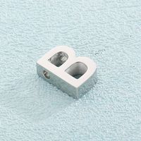 1 Piece 12 * 9mm Stainless Steel Letter Pendant main image 4