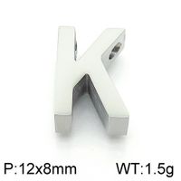 1 Piece 12 * 9mm Stainless Steel Letter Pendant sku image 11