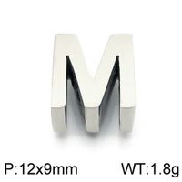 1 Piece 12 * 9mm Stainless Steel Letter Pendant sku image 14