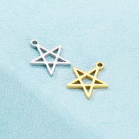 Simple Style Pentagram Stainless Steel Plating Jewelry Accessories main image 3