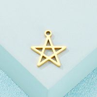 Simple Style Pentagram Stainless Steel Plating Jewelry Accessories main image 5