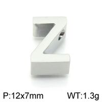 1 Piece 12 * 9mm Stainless Steel Letter Pendant sku image 26