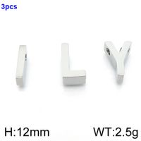 1 Piece 12 * 9mm Stainless Steel Letter Pendant sku image 27