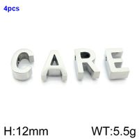 1 Piece 12 * 9mm Stainless Steel Letter Pendant sku image 30