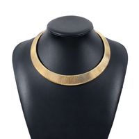 Simple Style Classic Style Solid Color Alloy Wholesale Choker sku image 2