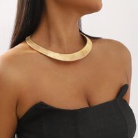 Simple Style Classic Style Solid Color Alloy Wholesale Choker main image 1