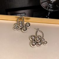 1 Pair Elegant Simple Style Grape Alloy Drop Earrings main image 5