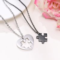 304 Stainless Steel Simple Style Plating Heart Shape main image 1