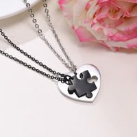 304 Stainless Steel Simple Style Plating Heart Shape main image 3