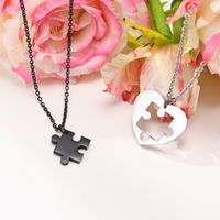 304 Stainless Steel Simple Style Plating Heart Shape main image 4