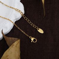 Edelstahl 304 18 Karat Vergoldet Einfacher Stil Überzug Stern Halskette Mit Anhänger main image 7
