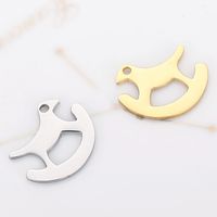 Simple Style Dog Stainless Steel Plating Jewelry Accessories main image 3