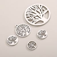 Simple Style Life Tree Stainless Steel Plating Jewelry Accessories main image 3
