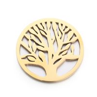 Simple Style Life Tree Stainless Steel Plating Jewelry Accessories main image 5
