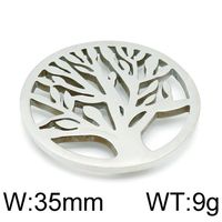 Simple Style Life Tree Stainless Steel Plating Jewelry Accessories sku image 9