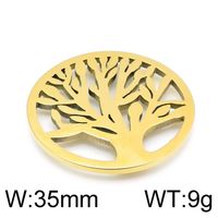 Simple Style Life Tree Stainless Steel Plating Jewelry Accessories sku image 10