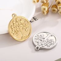 Classic Style Life Tree Stainless Steel Plating Jewelry Accessories main image 4