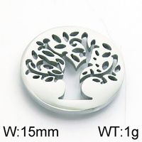 Simple Style Life Tree Stainless Steel Plating Jewelry Accessories sku image 1