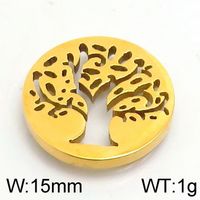 Simple Style Life Tree Stainless Steel Plating Jewelry Accessories sku image 5