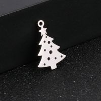 Simple Style Christmas Tree Stainless Steel Plating Christmas Jewelry Accessories main image 3