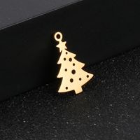 Simple Style Christmas Tree Stainless Steel Plating Christmas Jewelry Accessories main image 4