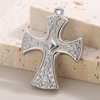 Hip-hop Punk Cross Stainless Steel Jewelry Accessories main image 1