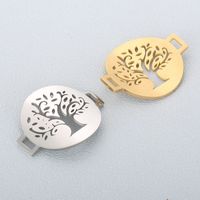 1 Piece Stainless Steel 18K Gold Plated Tree main image 3