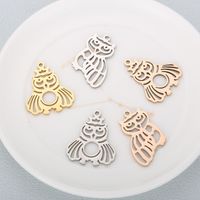 1 Piece Stainless Steel 18K Gold Plated Animal main image 1