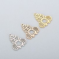 1 Piece Stainless Steel 18K Gold Plated Animal main image 3