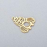 1 Piece Stainless Steel 18K Gold Plated Animal main image 5