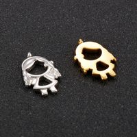 1 Piece Stainless Steel 18K Gold Plated Cartoon main image 1