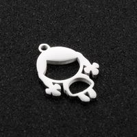 1 Piece Stainless Steel 18K Gold Plated Cartoon main image 4