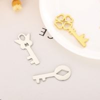 1 Piece Stainless Steel 18K Gold Plated Key main image 4