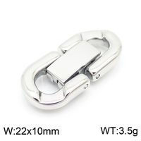 1 Piece Stainless Steel Solid Color Simple Style sku image 2