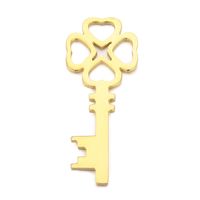 1 Piece Stainless Steel 18K Gold Plated Key main image 6