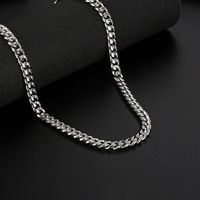 Simple Style Geometric Titanium Steel Polishing Unisex Necklace main image 5