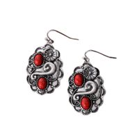 1 Pair Ethnic Style Geometric Plating Alloy Drop Earrings main image 6