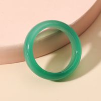 Retro Simple Style Geometric Agate Polishing Women's Rings main image 6