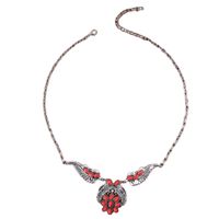 Casual Retro Butterfly Alloy Plating Women's Pendant Necklace main image 6