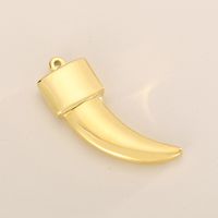 1 Piece Stainless Steel 18K Gold Plated Moon main image 4