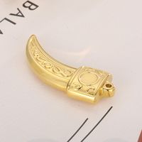 1 Piece Stainless Steel 18K Gold Plated Moon main image 5
