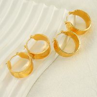 1 Piece Cute Queen Bridal Solid Color Polishing Plating Stainless Steel Titanium Steel 18K Gold Plated Earrings main image 1