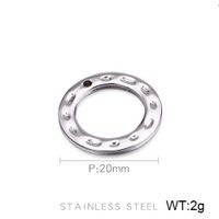 1 Piece Stainless Steel Round Simple Style sku image 1