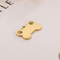 1 Piece Stainless Steel 18K Gold Plated Cartoon main image 4