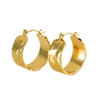 1 Piece Cute Queen Bridal Solid Color Polishing Plating Stainless Steel Titanium Steel 18K Gold Plated Earrings main image 6