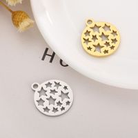 1 Piece Stainless Steel 18K Gold Plated Star main image 6