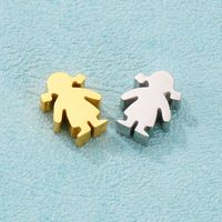 1 Piece Stainless Steel 18K Gold Plated Cartoon Character main image 1